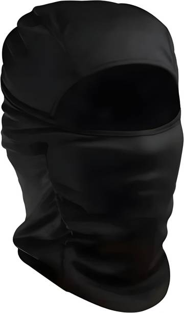 AUTOSITE Black Bike Face Mask for Men & Women