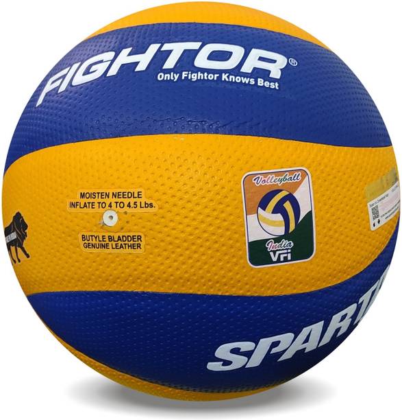 स्पार्टन स्पिरिट FIGHTOR Dotted Genuine Leather वॉलीबाल