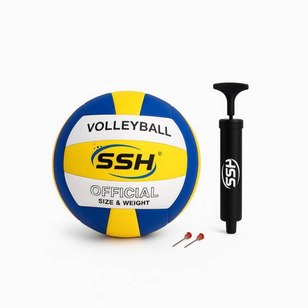 ASHI ENTERPRISES GOMU ENTERPRISES : Superb Soft Touch Classic Volleyball with Air Pump , Volleyball - Size: 5