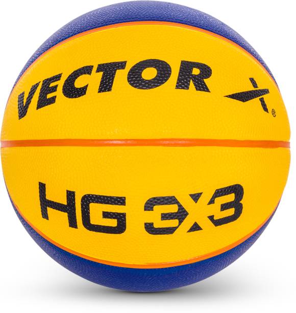 वेक्टर X HG-3X3 Official Match Ball Approved From Basketball Federation Of India बास्केटबाल