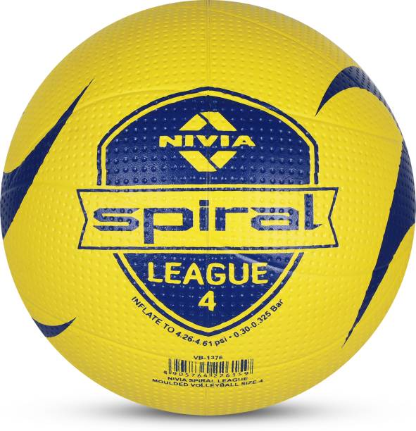 NIVIA League Moulded Volleyball - Size: 4
