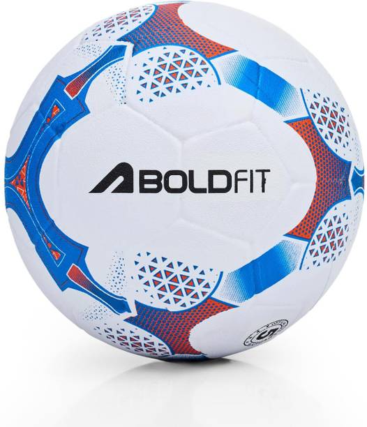 BOLDFIT Blaze Rubber Moulded Football-Multicolor Ground,Grass,Turf, Football - Size: 5
