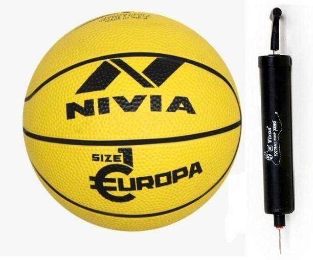 NIVIA Europa with Pump Basketball - Size: 3
