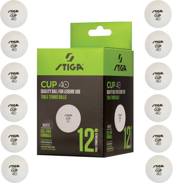 COSCO Stiga Cup 40+mm (Durability and extreme resilience) Table Tennis Ball