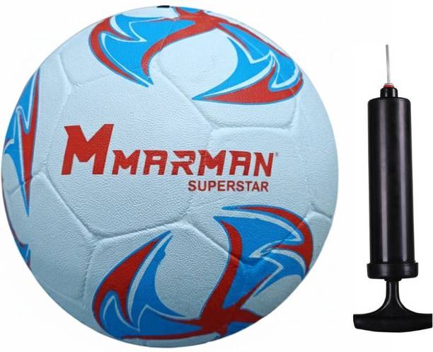 Marman Superstar with Pump Football - Size: 5