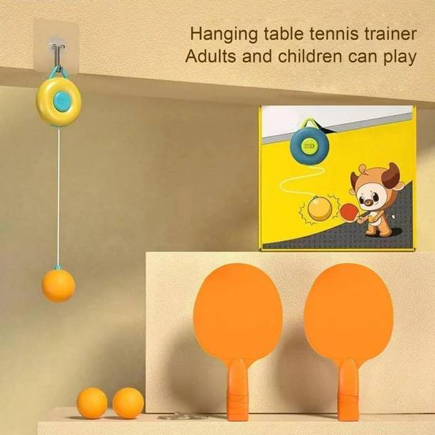 R AND P ENTERPRISE Hanging Table Tennis Self Training Indoor Gaming - Double Sparring Hanging Toy Table Tennis