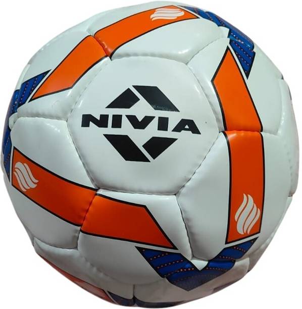 NIVIA Shinning star Football Size 5 | Practice Matches Durable Machine Stitched Ball Football - Size: 5