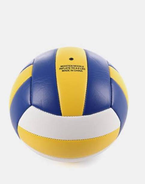 क्लार्क classy yellow bljue plain volleyball वॉलीबाल - साइज़ : 4
