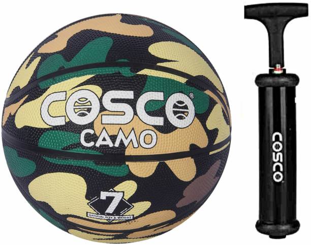 COSCO Camo basketball with Pump Basketball - Size: 7