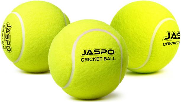 Jaspo Smasher Cricket Tennis Ball Lite (Neon Green, Pack of 3) Cr
