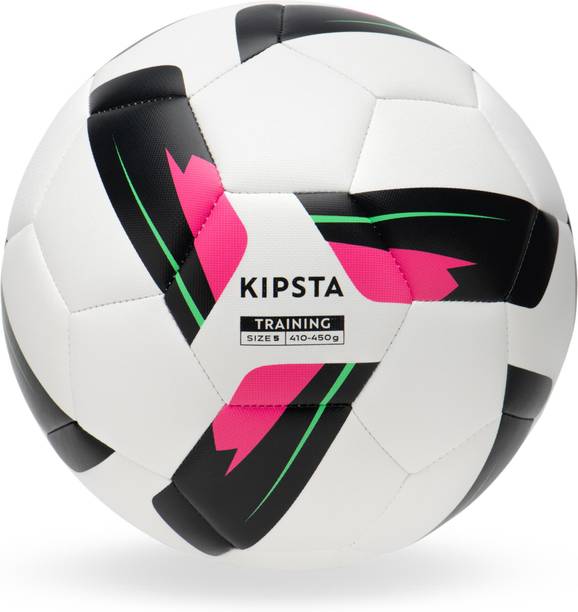 KRISSDIL KIPSTA Size 5 Machine-Stitched Football Training Ball - White Football - Size: 5