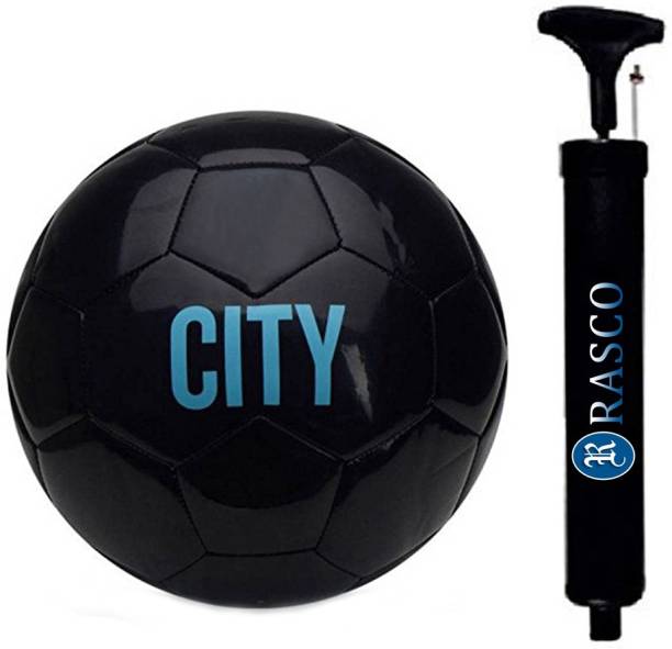 RASCO BLACK CITY WITH FOOTBALL PUMP Football - Size: 5