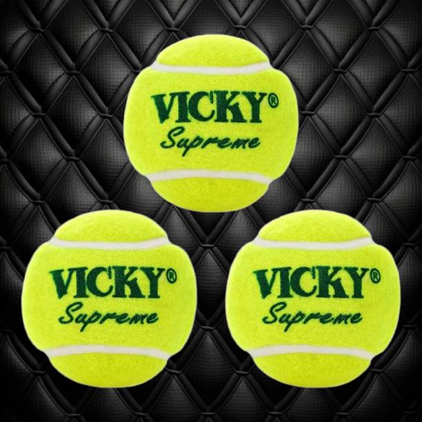 SKYGOLD VICKY PREMIUM QUALITY TENNIS BALLS PACK OF 3 FO...