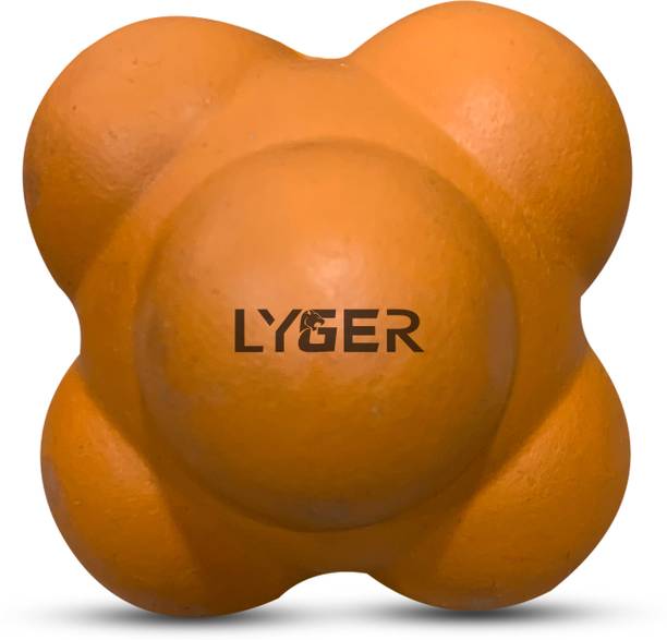 LYGER Reaction Ball For Hand Eye Coordination To Improve Agility| Reflex Training Ball Throw Ball - Size: 3