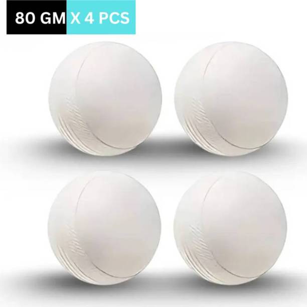 शॉपइलेवन Heavy Plastic Cricket Training Balls, 80gm Per Ball, Balls for Cricket क्रिकेट ट्रेनिंग बॉल - साइज़ : स्टैण्डर्ड