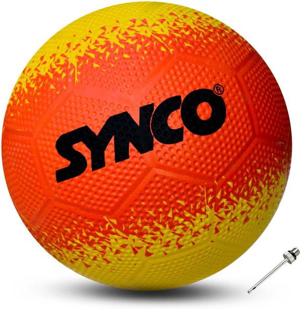 SYNCO Dimpled Moulded Football/Soccer Ball Size-5 Football - Size: 5