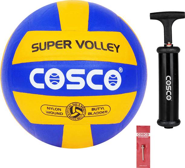 COSCO Super Volleyball With Pump Volleyball - Size: 4