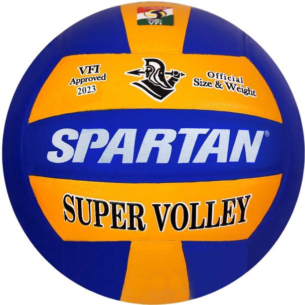 Spartan Super Volley Leather Volleyball - Size: 4