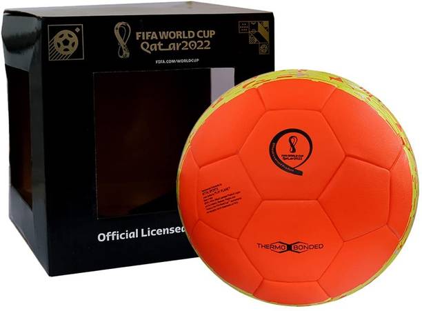 FIFA Official World Cup 2022 Licensed Match Ball Stitchless 100 % Korean PU Material Football - Size: 5