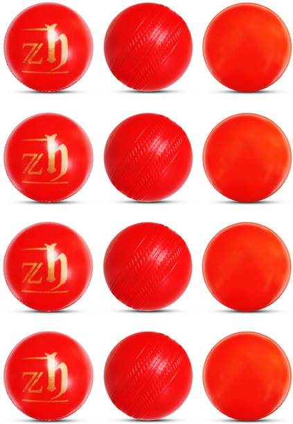 ZH RED Plastic Ball Non Toxic (80 gm per ball) Throw Ball - Size: 5