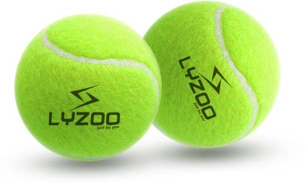 Lyzoo Light weight Cricket tennis ball (neon green, pack of 2pc) Tennis Ball