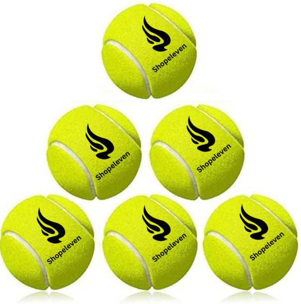 Shopeleven Light Weight and Cricket Soft & Bouncy Tennis Ball