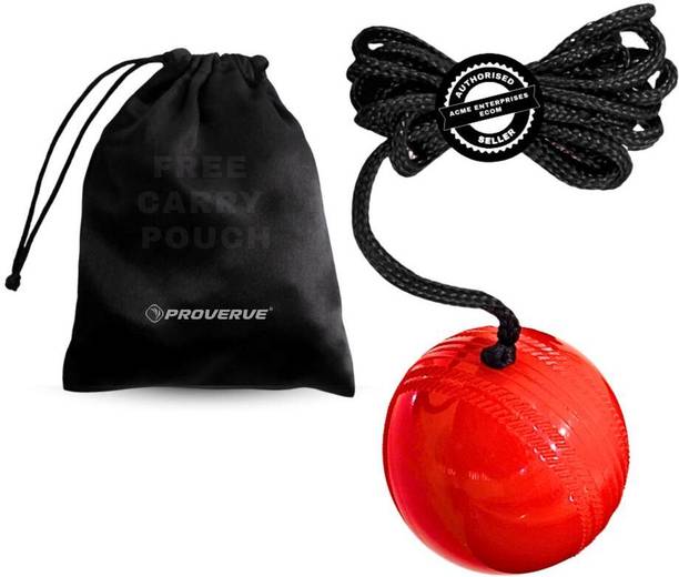 proverve Synthetic/PVC Cricket Ball For Cricket Practice & Training, Hanging Cricket Ball Cricket Training Ball