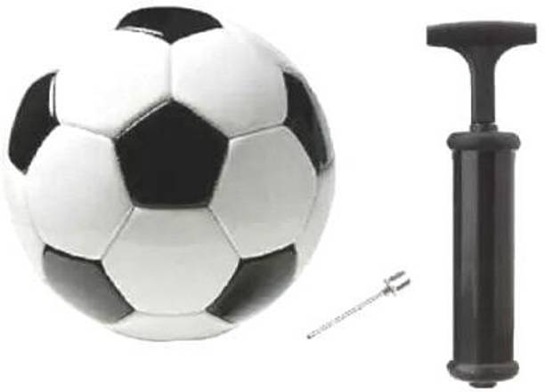 Etahmart RUGBY RED & WHITE FOOTBALL SIZE-5 WITH AIR PUMP Football - Size: 5
