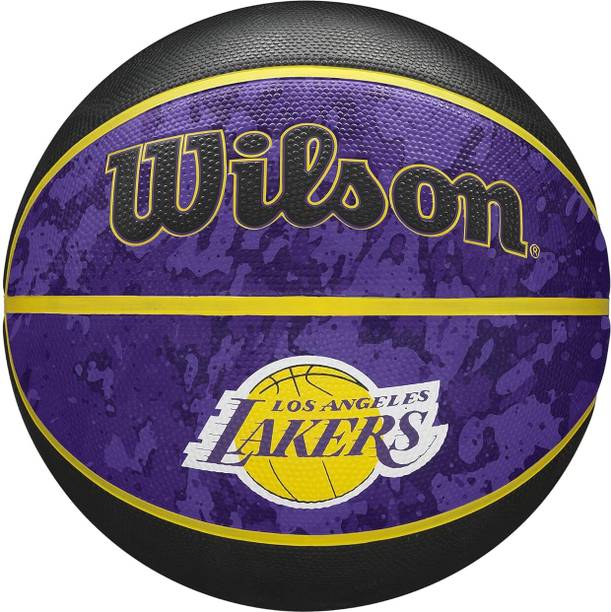 WILSON NBA TEAM TRIBUTE- LA LAKERS Basketball - Size: 7