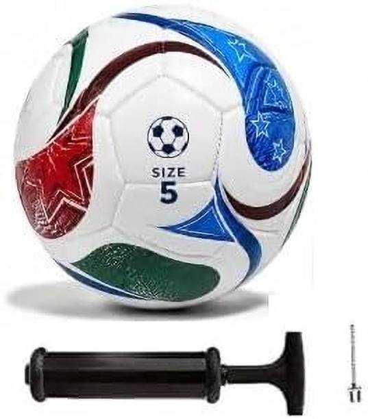 Buransh TRIONDAA Elite Kick FIFA 2026 Inspired Hand Stitched Training Football - Size: 5