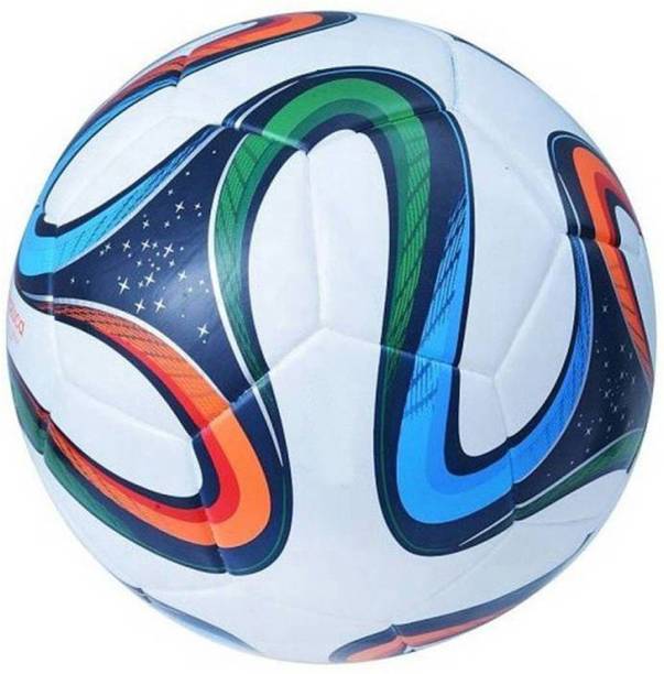 अलका 4 COLOR HAND STITCHED FOOTBALL SIZE 5 फ़ुटबॉल