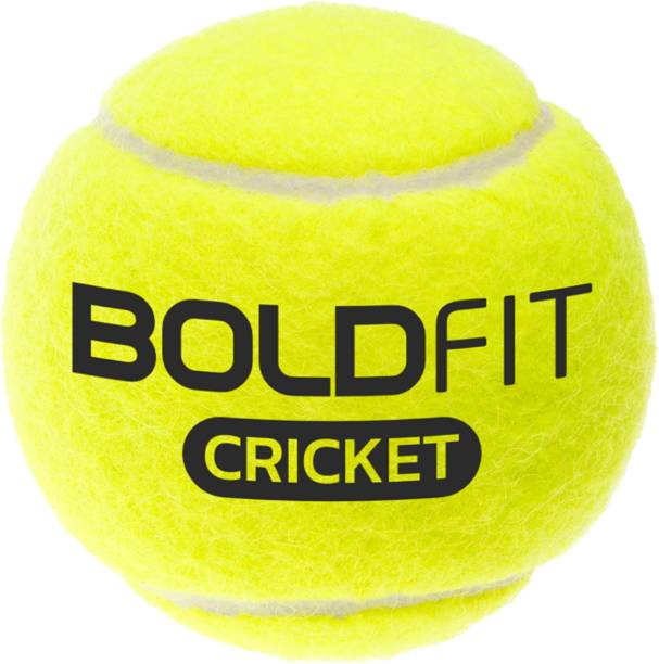 BOLDFIT Tennis Ball Box Cricket Ball Pack Green High Bounce Light Weight Soft Set Combo Cricket Tennis Ball