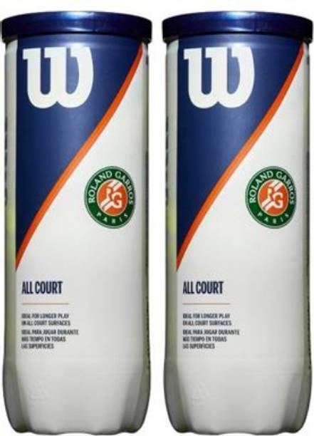 WILSON WRT126400 ROLAND GARROS ALL 2 Can Tennis Ball