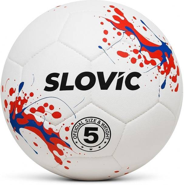 SLOVIC Durable Soccer Ball for Outdoor Play For Kids, Beginners & Adult | Football - Size: 5