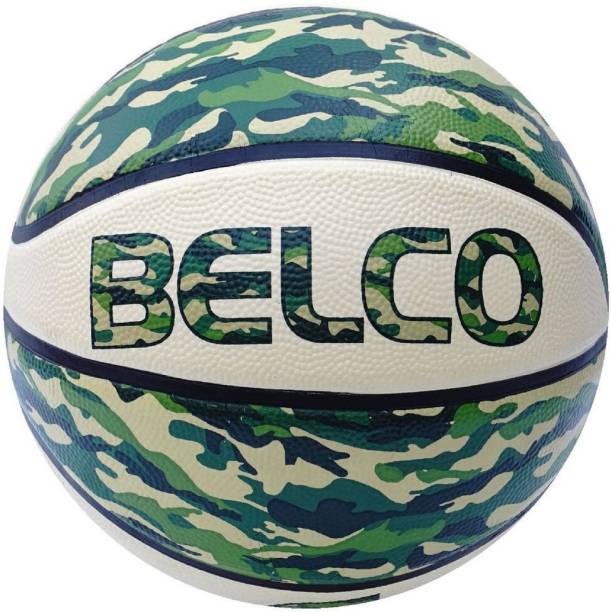 BELCO New Diablo Rubber Molded High-Performance Basketball - Size: 7