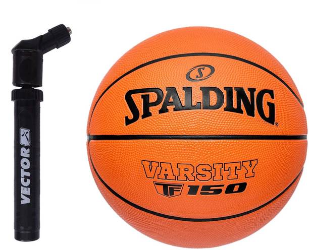 SPALDING Varsity TF 150 Basketball with Pump Rubber Basketball - Size: 7