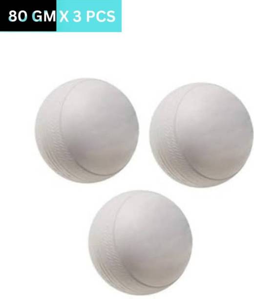 शॉपइलेवन Plastic Cricket Ball, White Balls for Cricket for Indoor and Outdoor Game क्रिकेट ट्रेनिंग बॉल - साइज़ : स्टैण्डर्ड