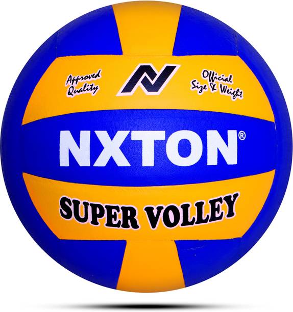 Nxton Sports Super Volley Leather Volleyball - Size: 4
