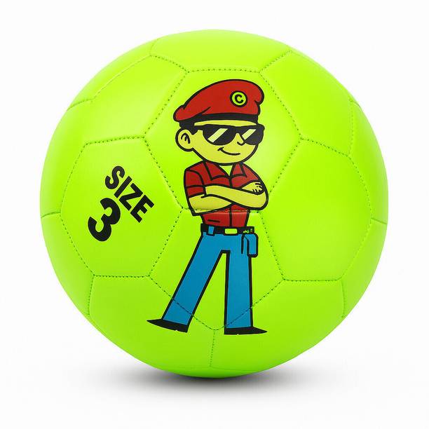 RSKON FunPlay Size 3 Football for Kids | Cartoon Printed | Durable PVC | Football - Size: 3