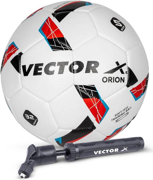VECTOR X Orion TPU Machine Stitched | Match | Training | Practice| Professional WIth Pump Football - Size: 5