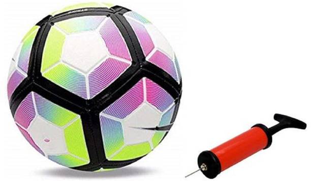निचे Laliga Purple Football With Air Pump Free फ़ुटबॉल