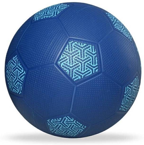 HAWKK Home Play Football For Kids under 12 Years, Blue,Durable and Water-Resistant Football - Size: 3