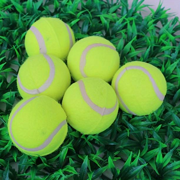 Shopeleven Light Weight Tennis and Cricket Ball Tennis Ball Soft & Bouncy Tennis Ball