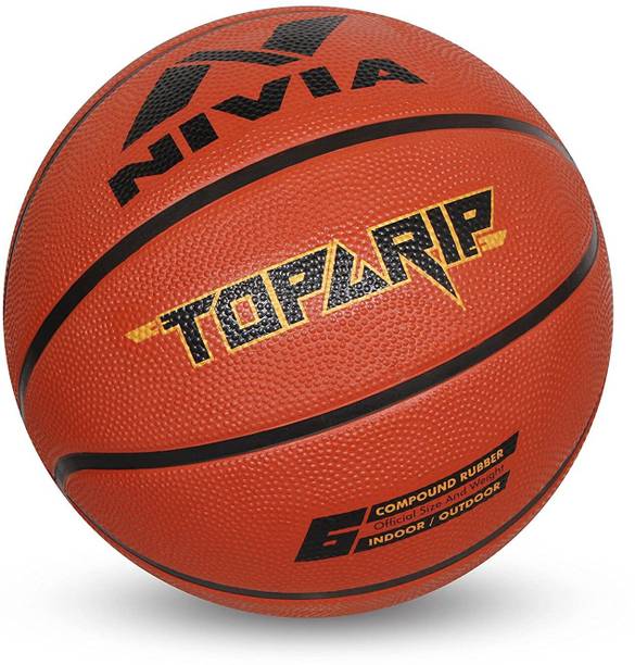 NIVIA Top Grip Rubber Basketball Basketball - Size: 7