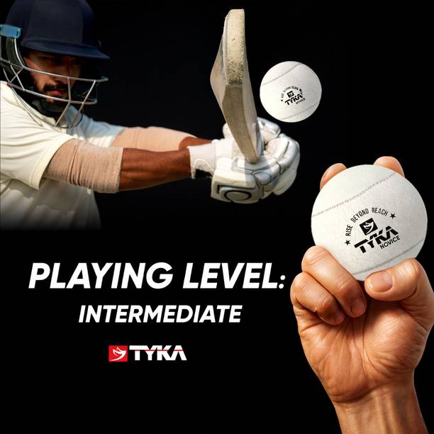TYKA Soft & Lightweight Balls for Lawn and Street Crick...