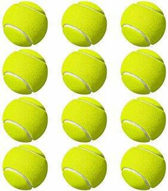 Shopeleven Rubber Light Weight Tennis/Cricket Ball Tennis Ball (Pack of 1, Green) Tennis Ball