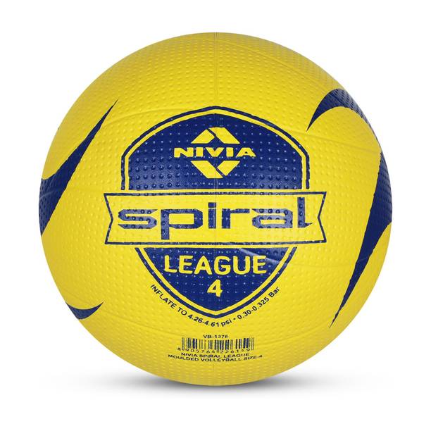 NIVIA League Moulded Volleyball - Size: 4