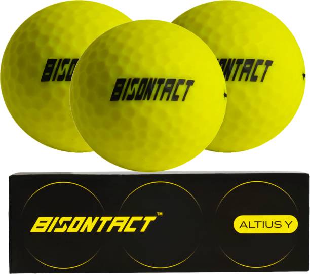 Bisontact Altius Yellow Golf Ball