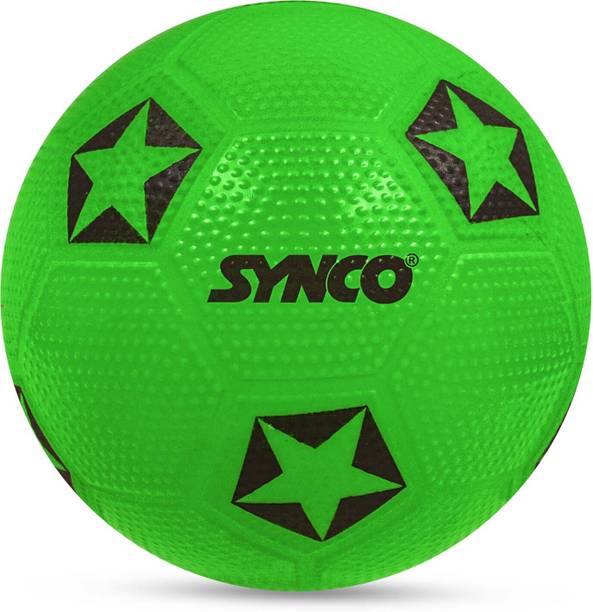 SYNCO Indoor Size 3_Home Play Soft PVC Football for Children(Pack of 1) Throw Ball - Size: 3