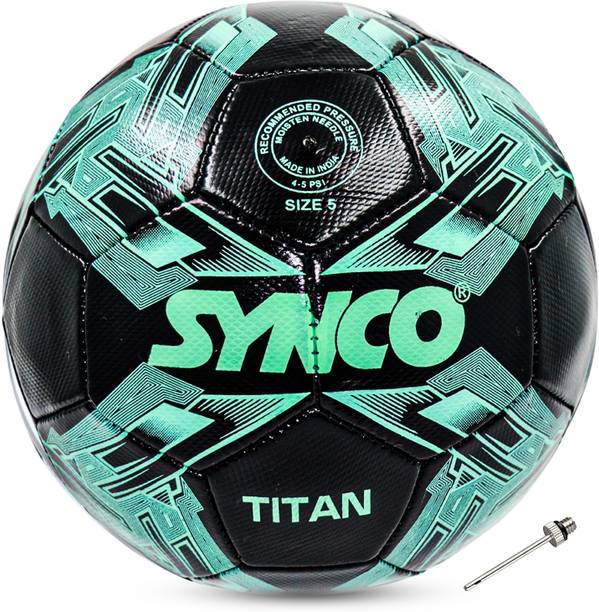 SYNCO Titan Football Ball | PVC Football | Training Ball | Soccer Ball Football - Size: 5